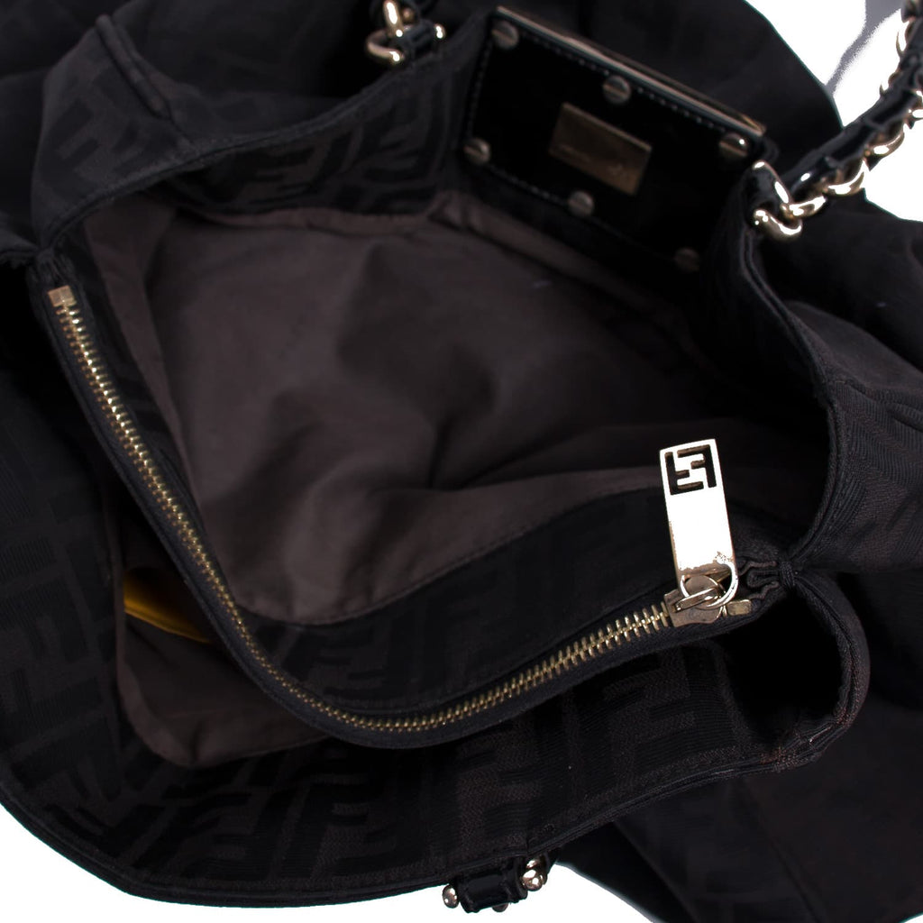 Fendi Mia Large Zucca Canvas Bag