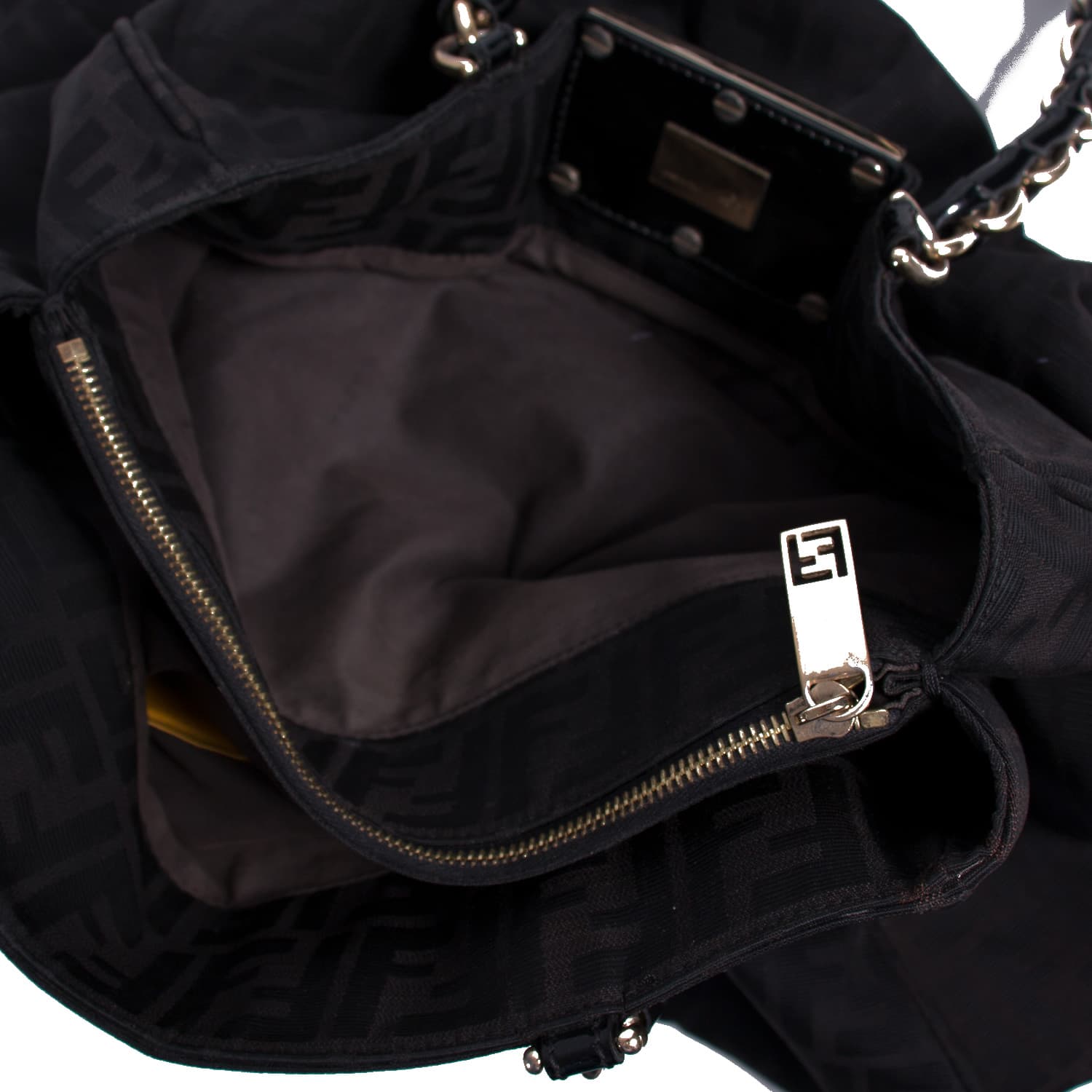 Fendi Mia Large Zucca Canvas Bag