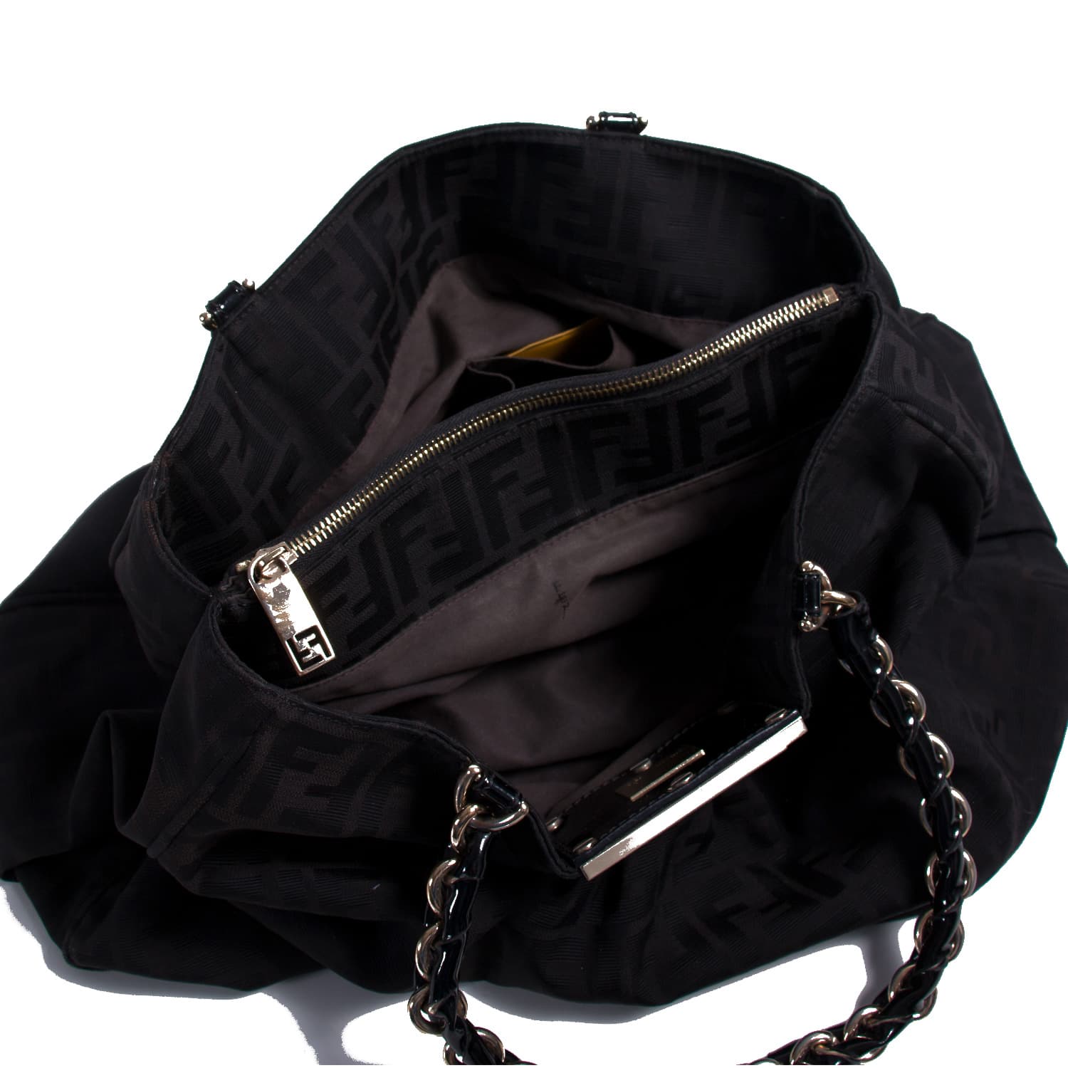 Fendi Mia Large Zucca Canvas Bag