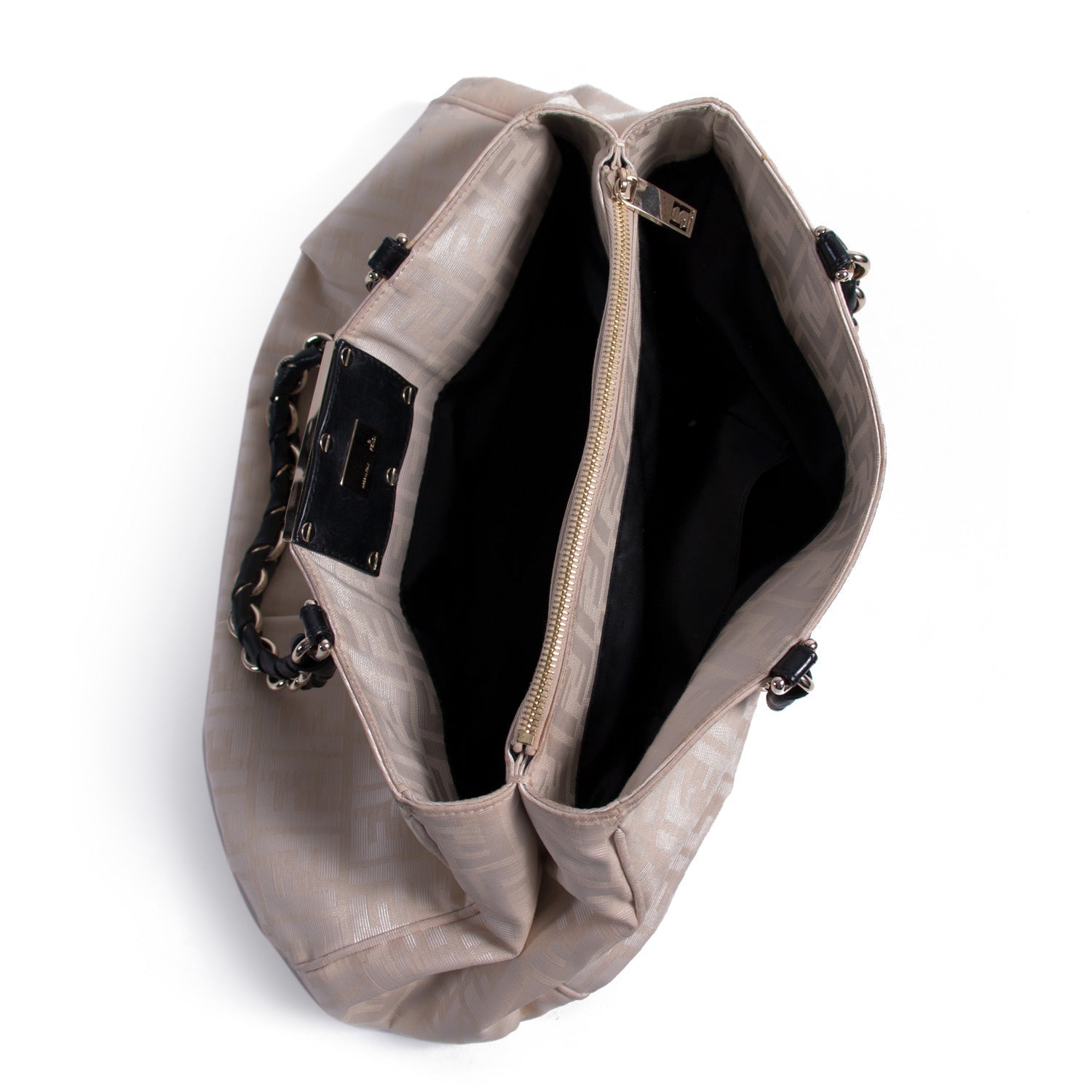 Fendi Mia Large Zucca Canvas Bag