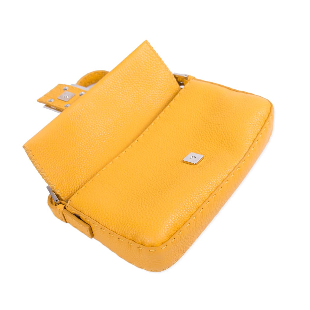 Fendi Mini Leather Baguette Shoulder Bag