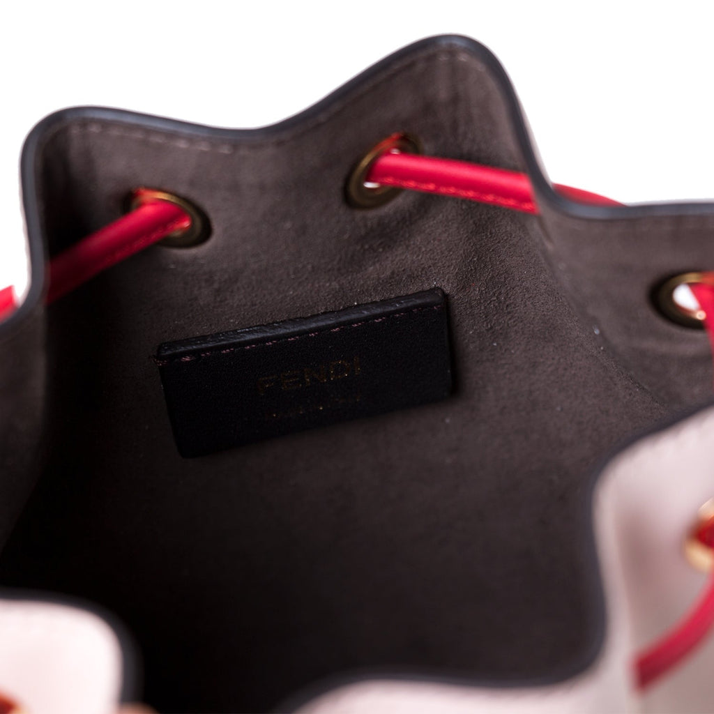 Fendi Mon Tresor Leather Bucket Bag
