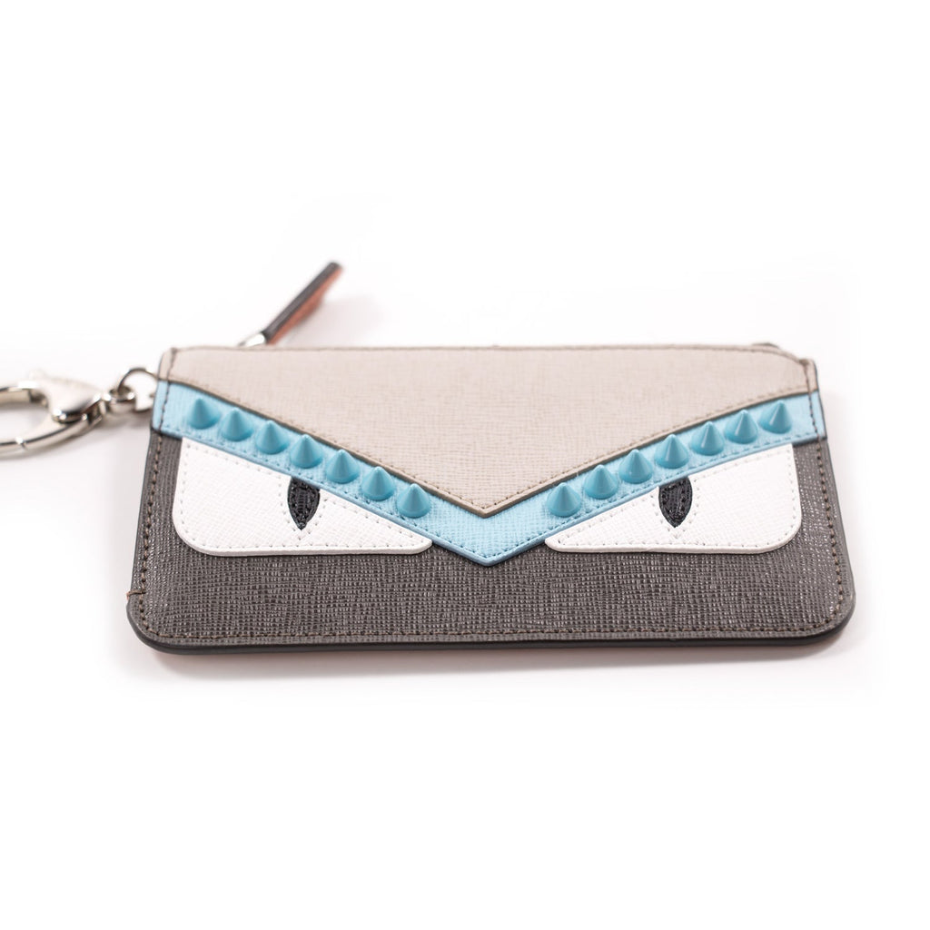 Fendi Monster Vitello Elite Leather Key Case