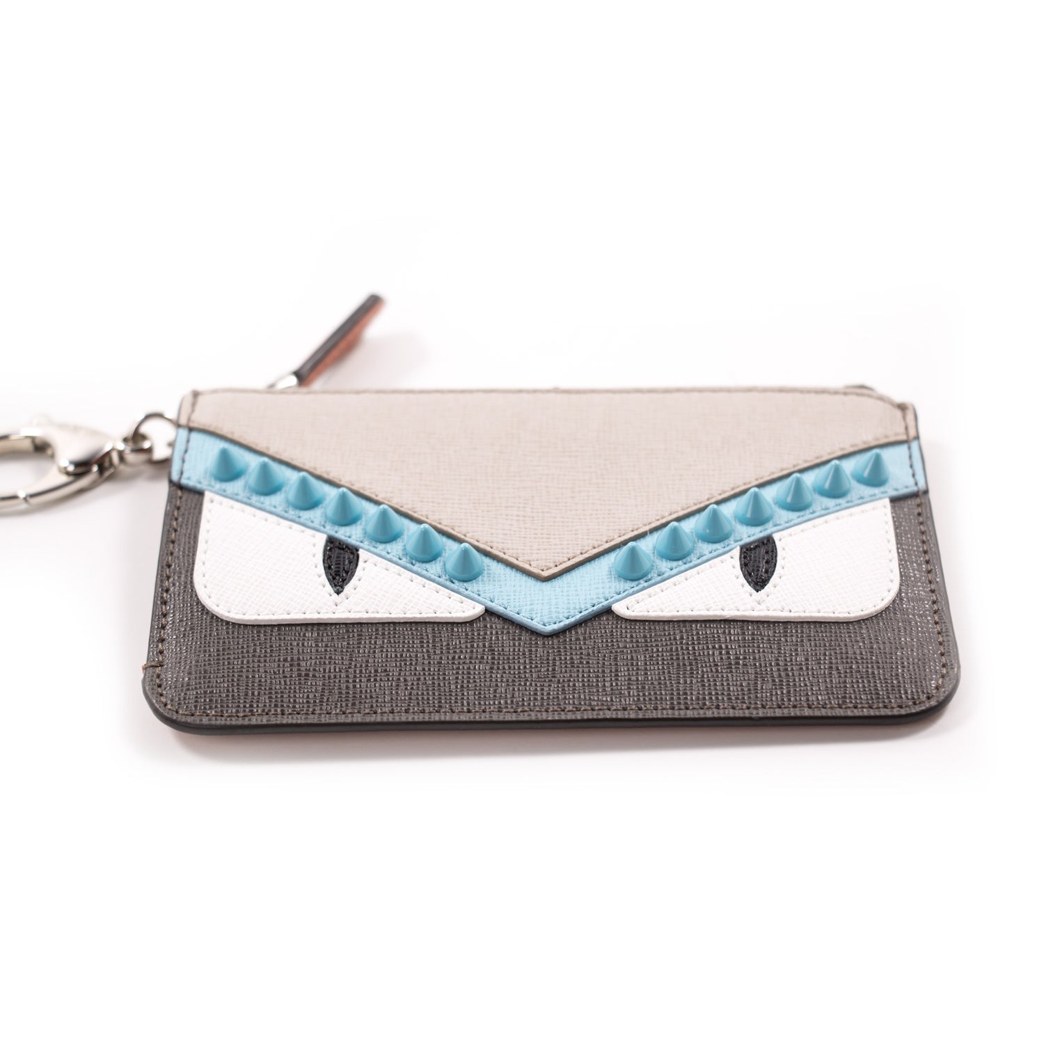 Fendi Monster Vitello Elite Leather Key Case