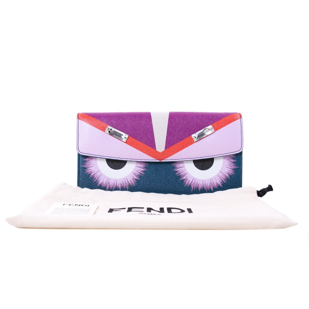 Fendi Monster Continental Wallet