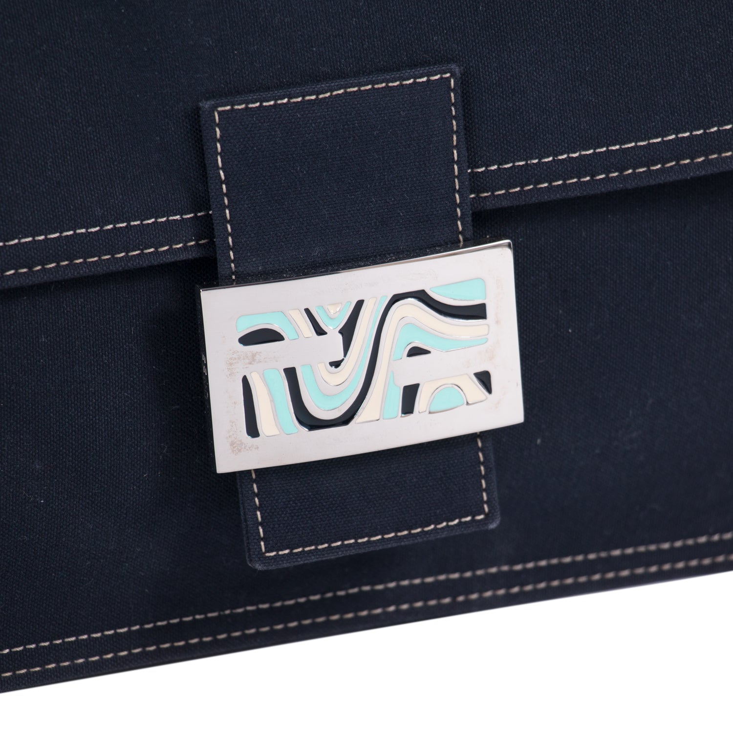 Fendi Denim Medium Baguette