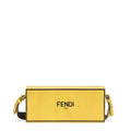 Fendi Roma Horizontal Box Yellow Leather Shoulder Bag 7VA520