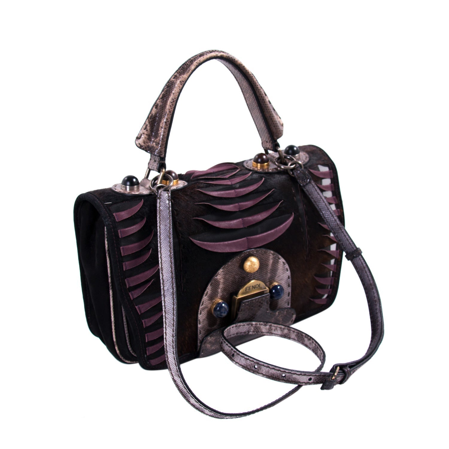 Fendi F3 Secret Code Satchel