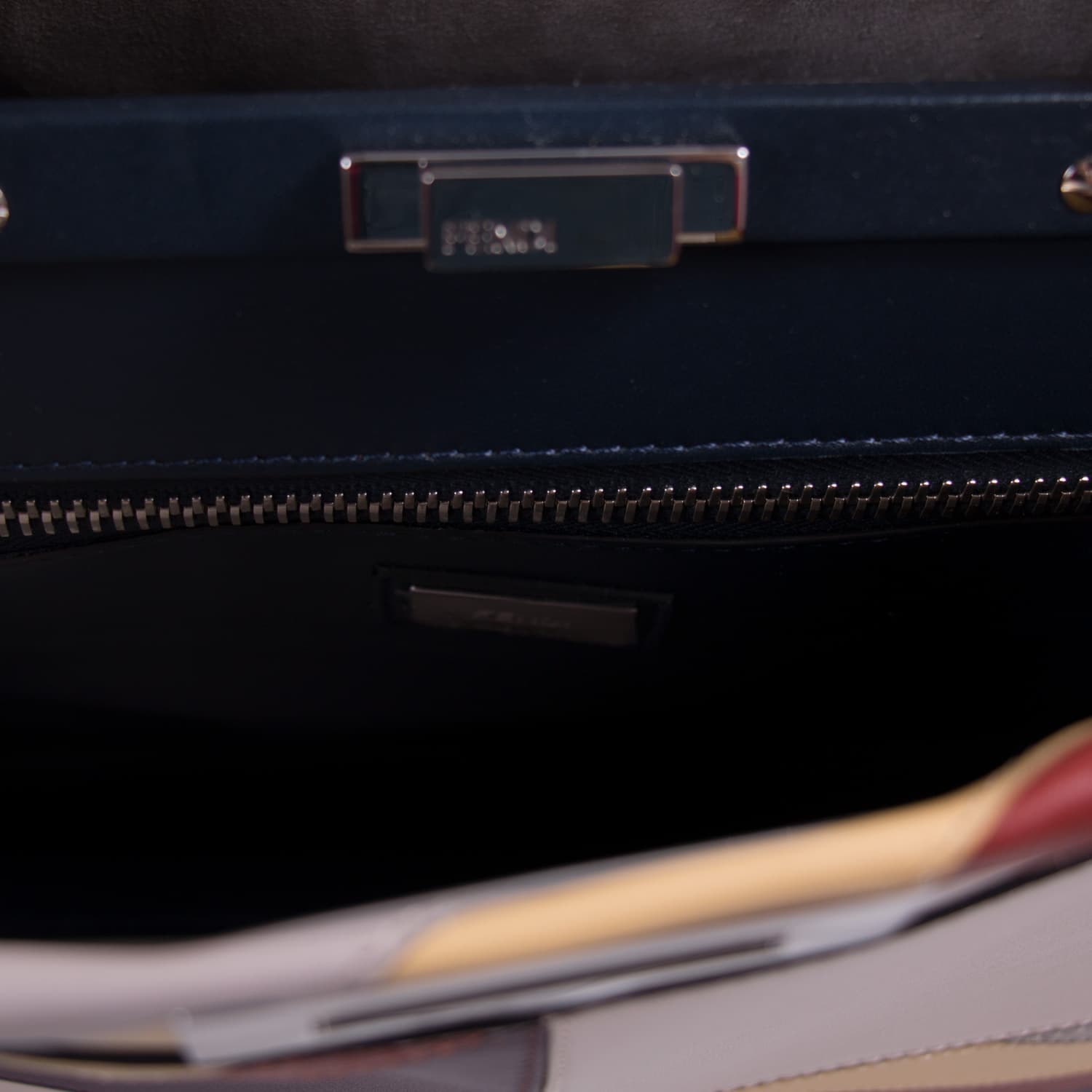 Fendi Stripe Medium Peekaboo Bag