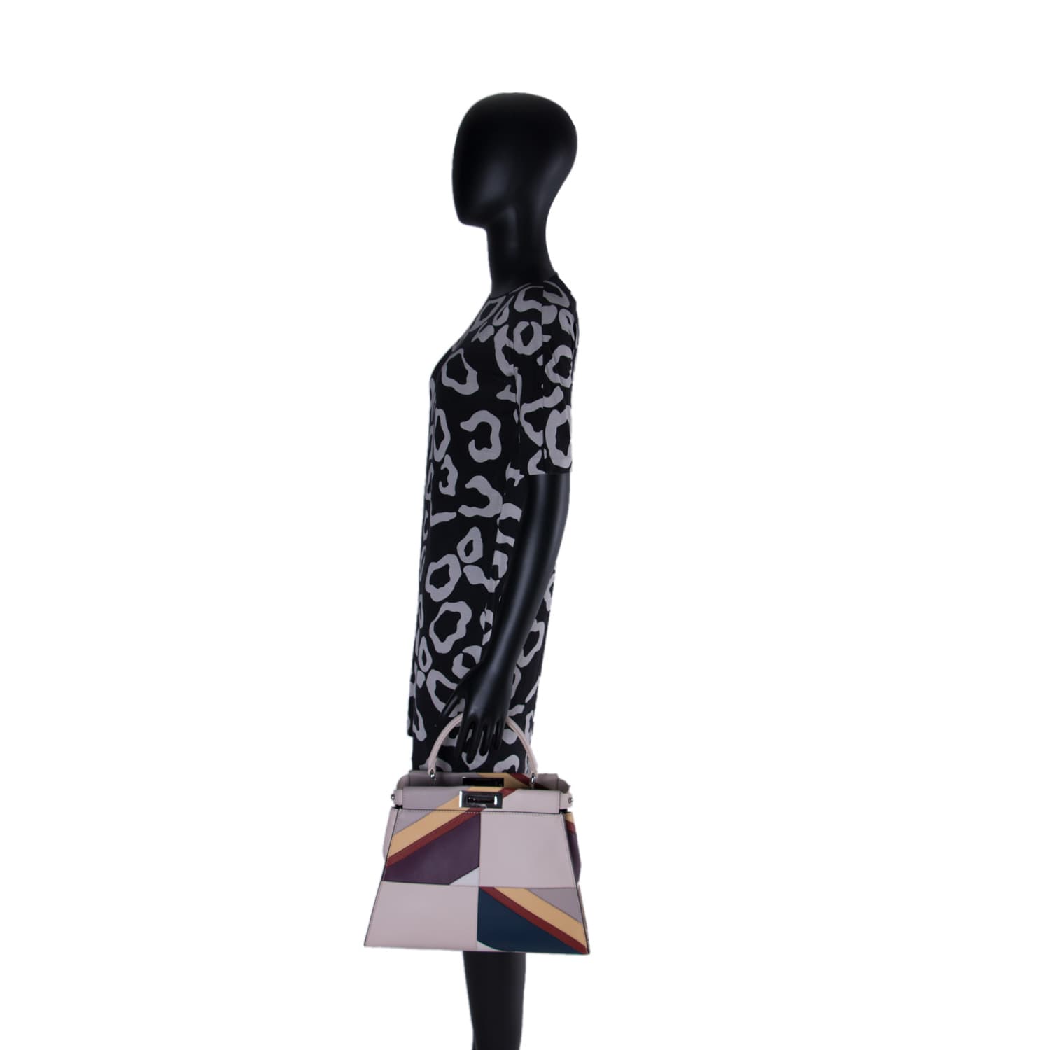 Fendi Stripe Medium Peekaboo Bag