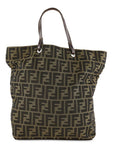 Fendi Small Zucca Brown Canvas Tote