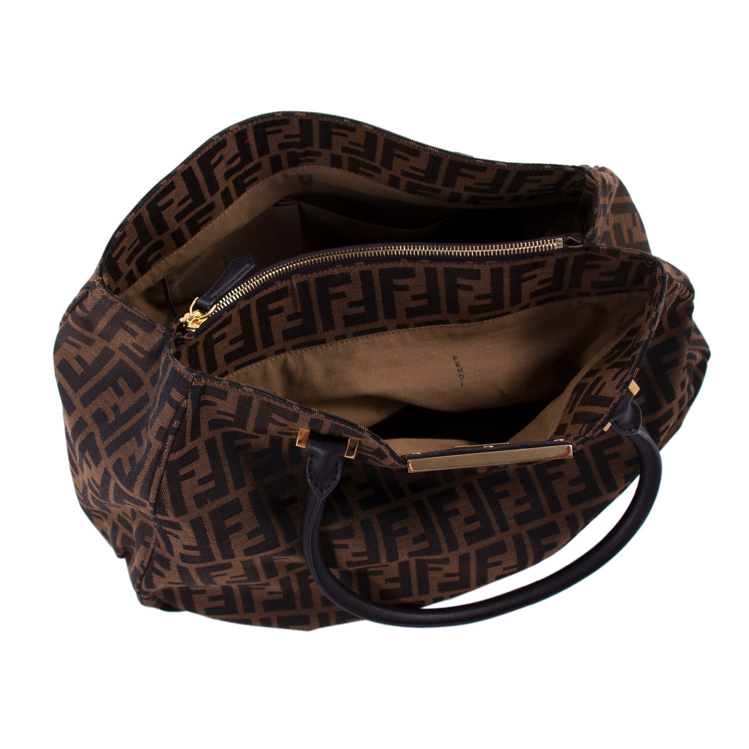 Fendi Zucca Canvas Hobo Bag