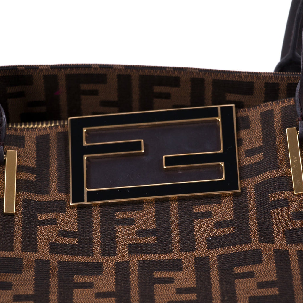 Fendi Zucca Canvas Hobo Bag