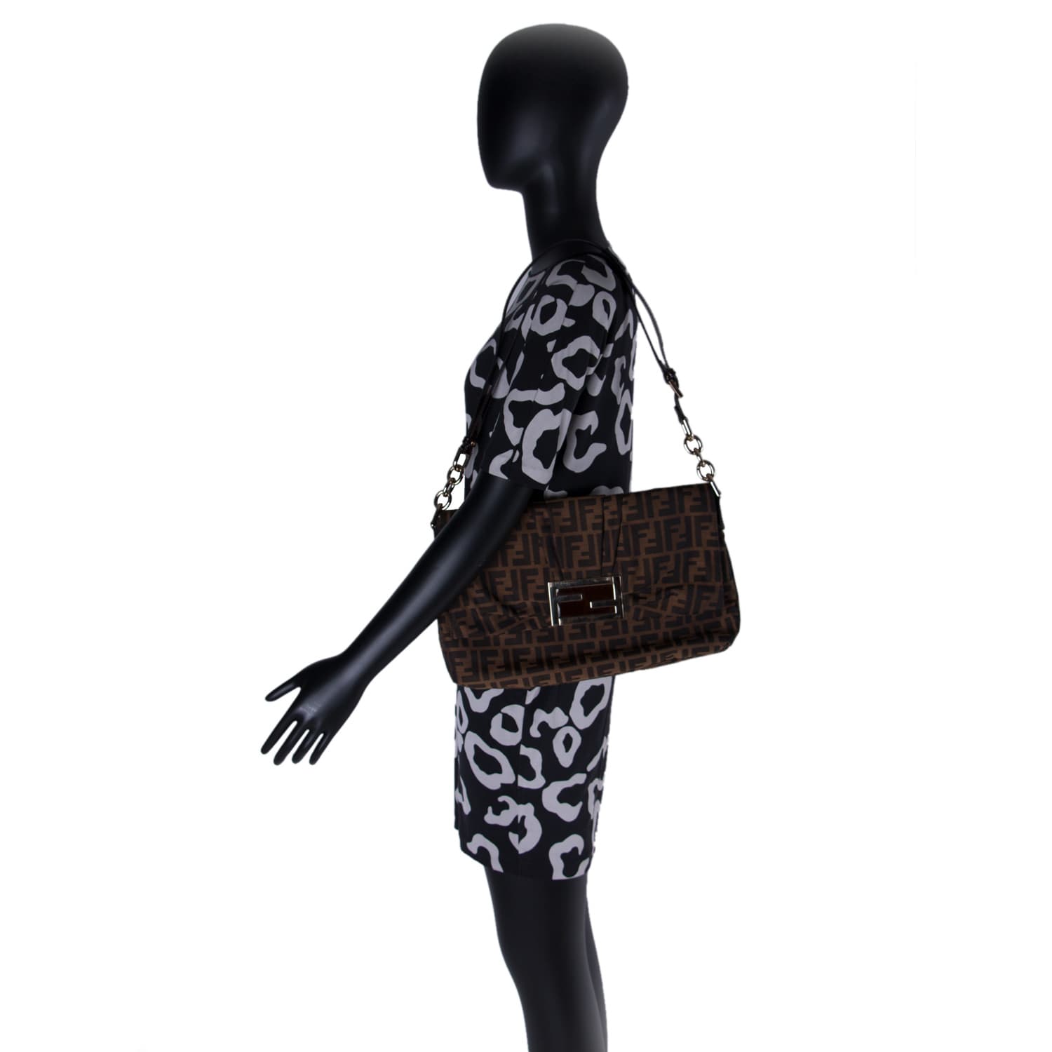 Fendi Zucca Mia Flap Bag