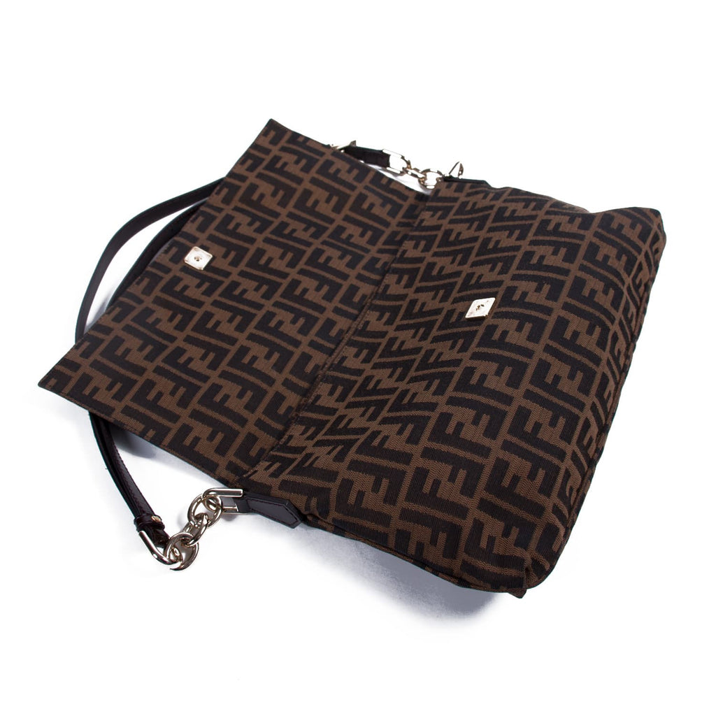 Fendi Zucca Mia Flap Bag