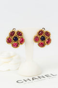 Boucles d'oreilles fleurs Chanel