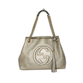 Gucci Pebbled Calfskin Medium Soho Chain Shoulder Bag