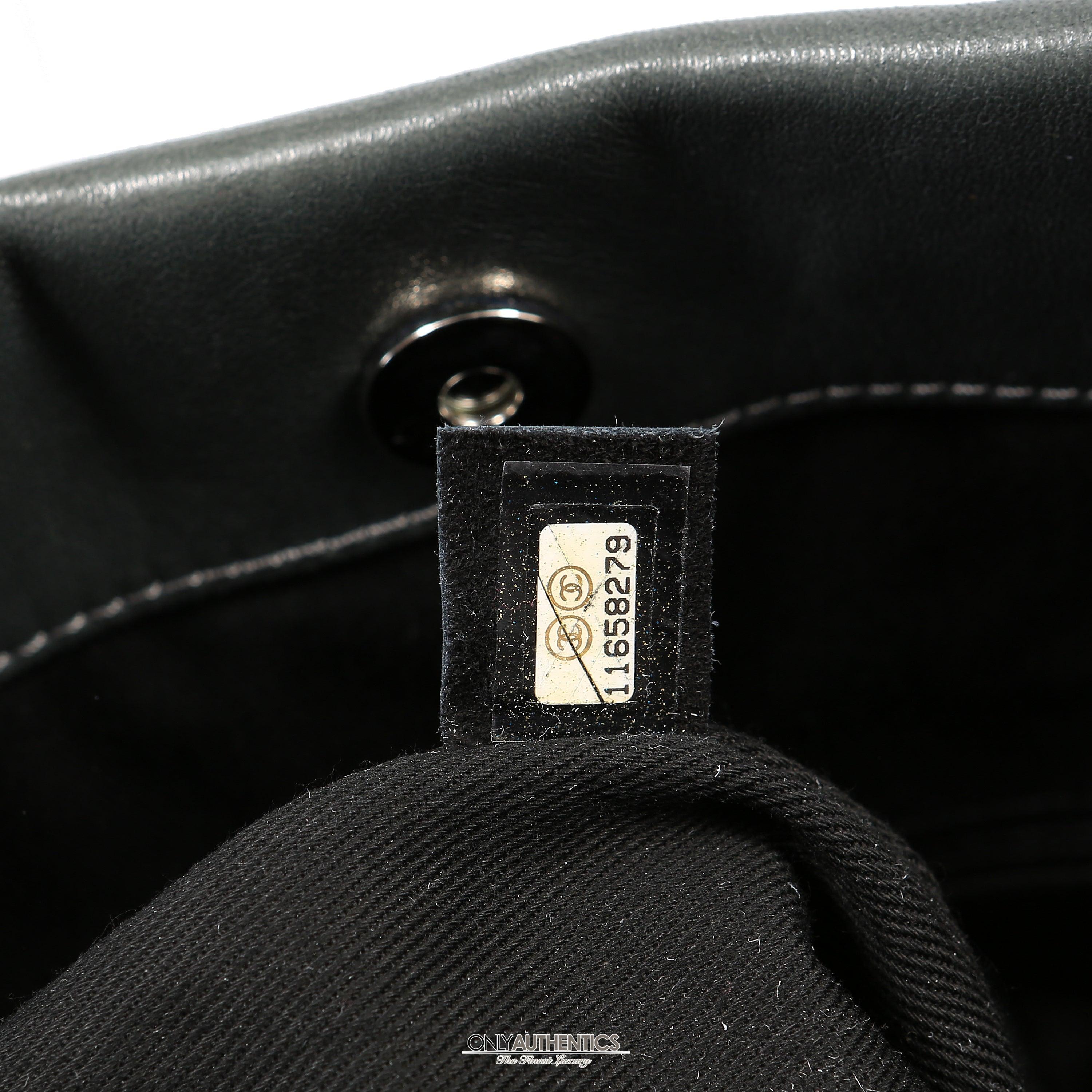 Chanel Black Lambskin Eight Knots Tote