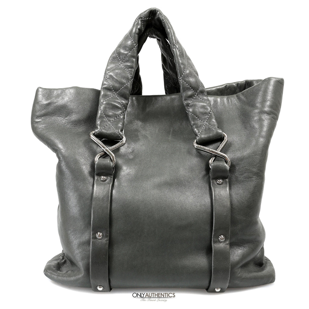Chanel Black Lambskin Eight Knots Tote