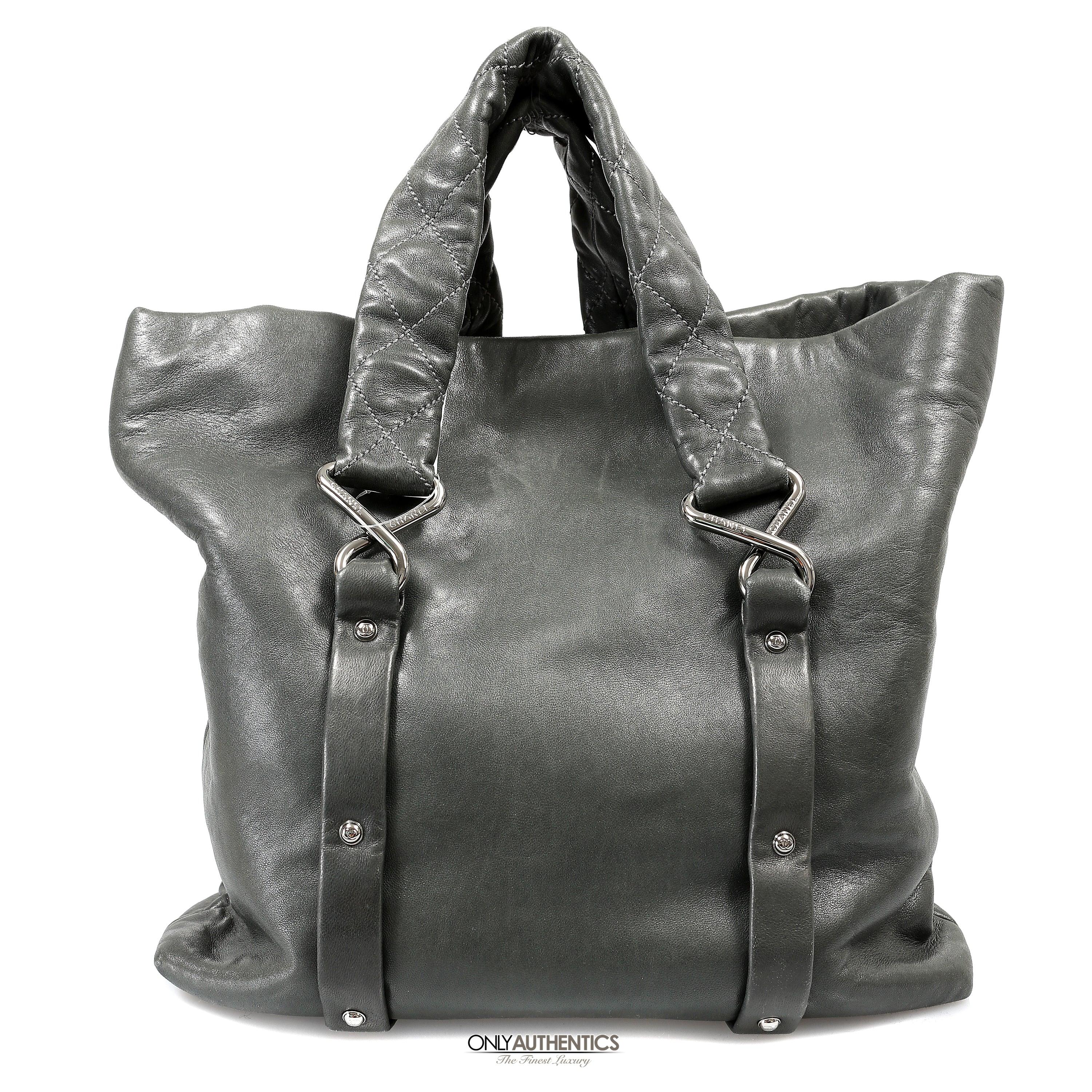Chanel Black Lambskin Eight Knots Tote