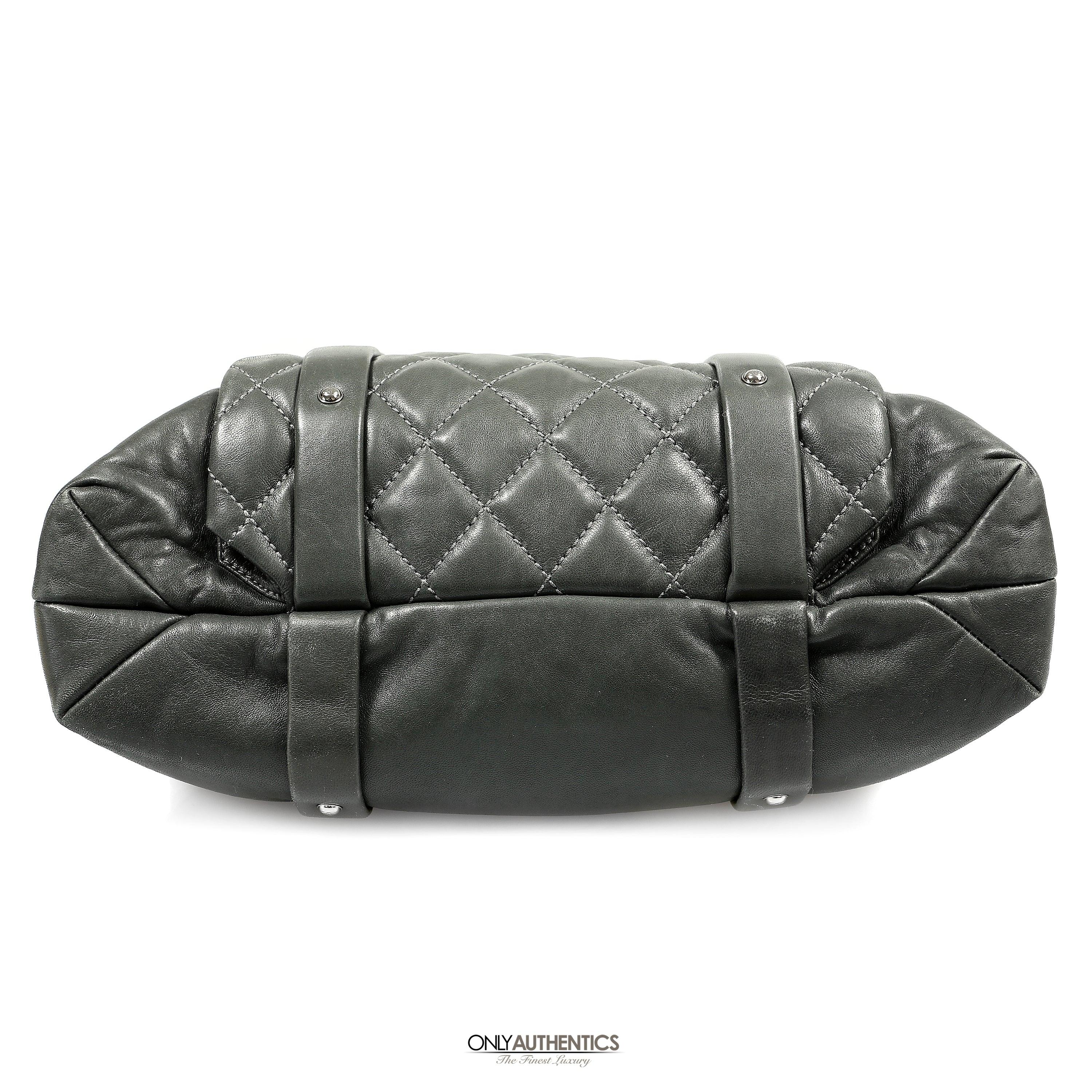 Chanel Black Lambskin Eight Knots Tote