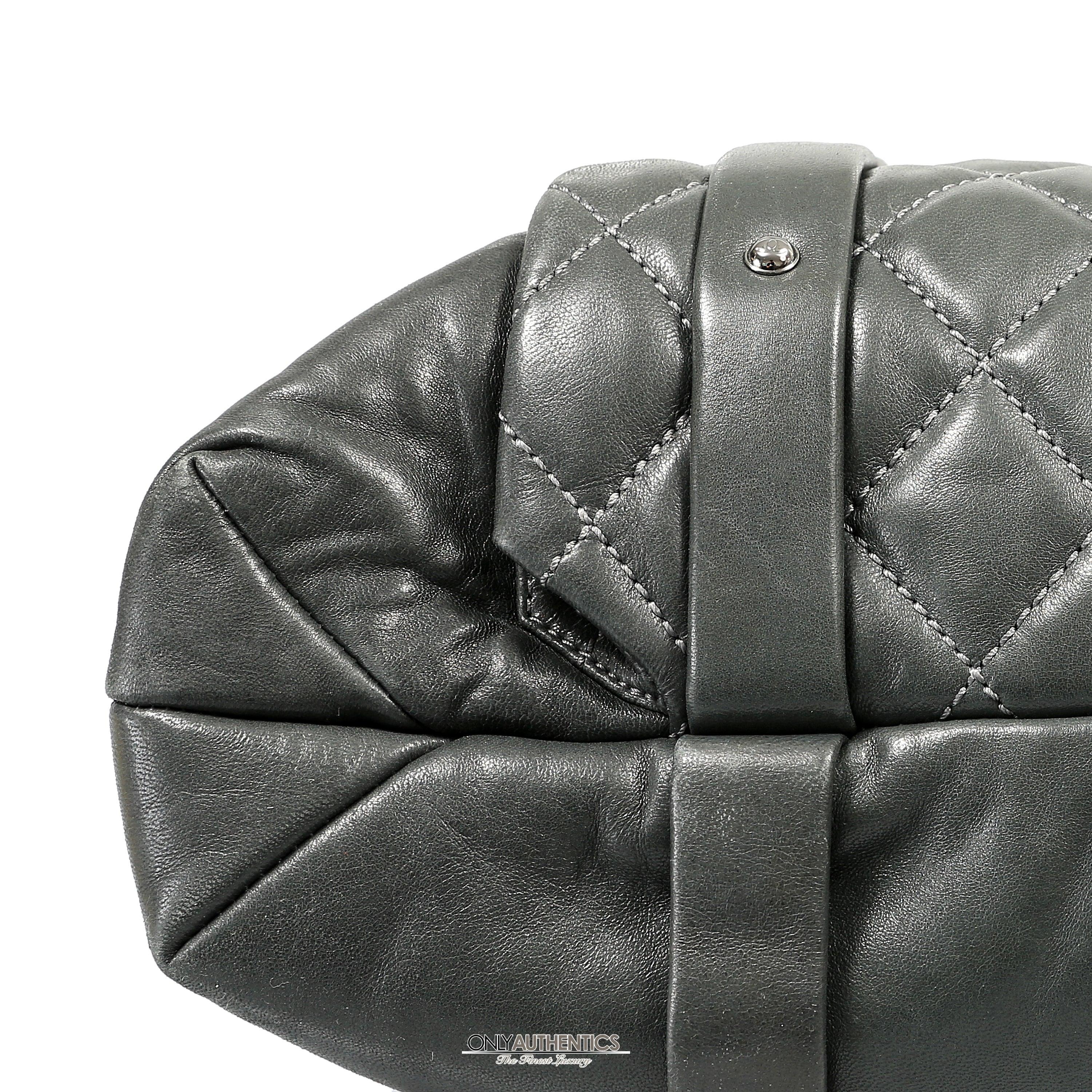 Chanel Black Lambskin Eight Knots Tote