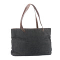 CHANEL COCO Mark Tote Bag Canvas Black CC  am1481gA