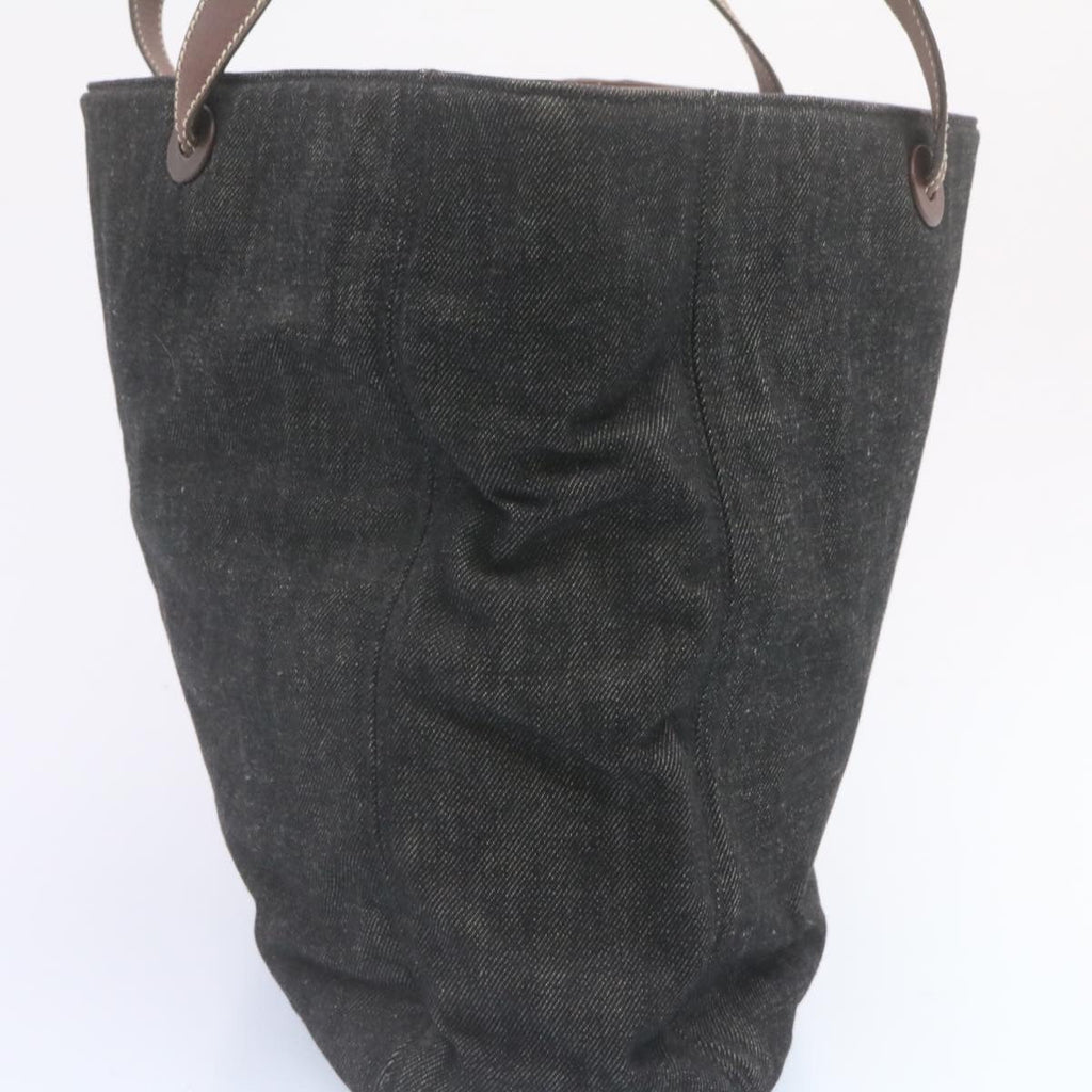 CHANEL COCO Mark Tote Bag Canvas Black CC  am1481gA