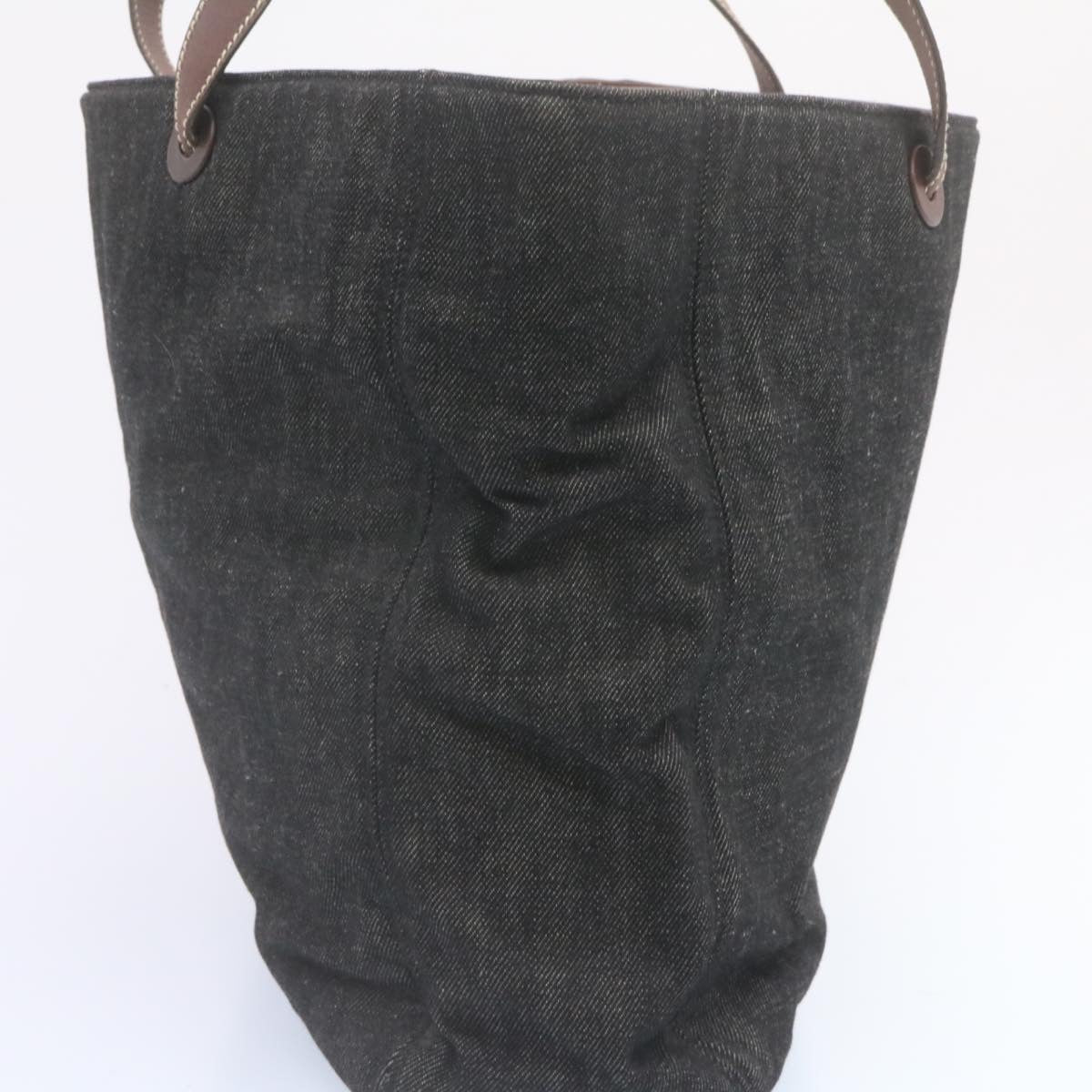 CHANEL COCO Mark Tote Bag Canvas Black CC  am1481gA
