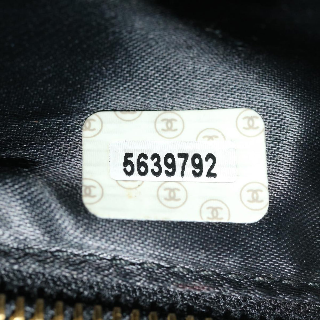 CHANEL Matelasse Shoulder Bag Lamb Skin Black CC  am2485gA