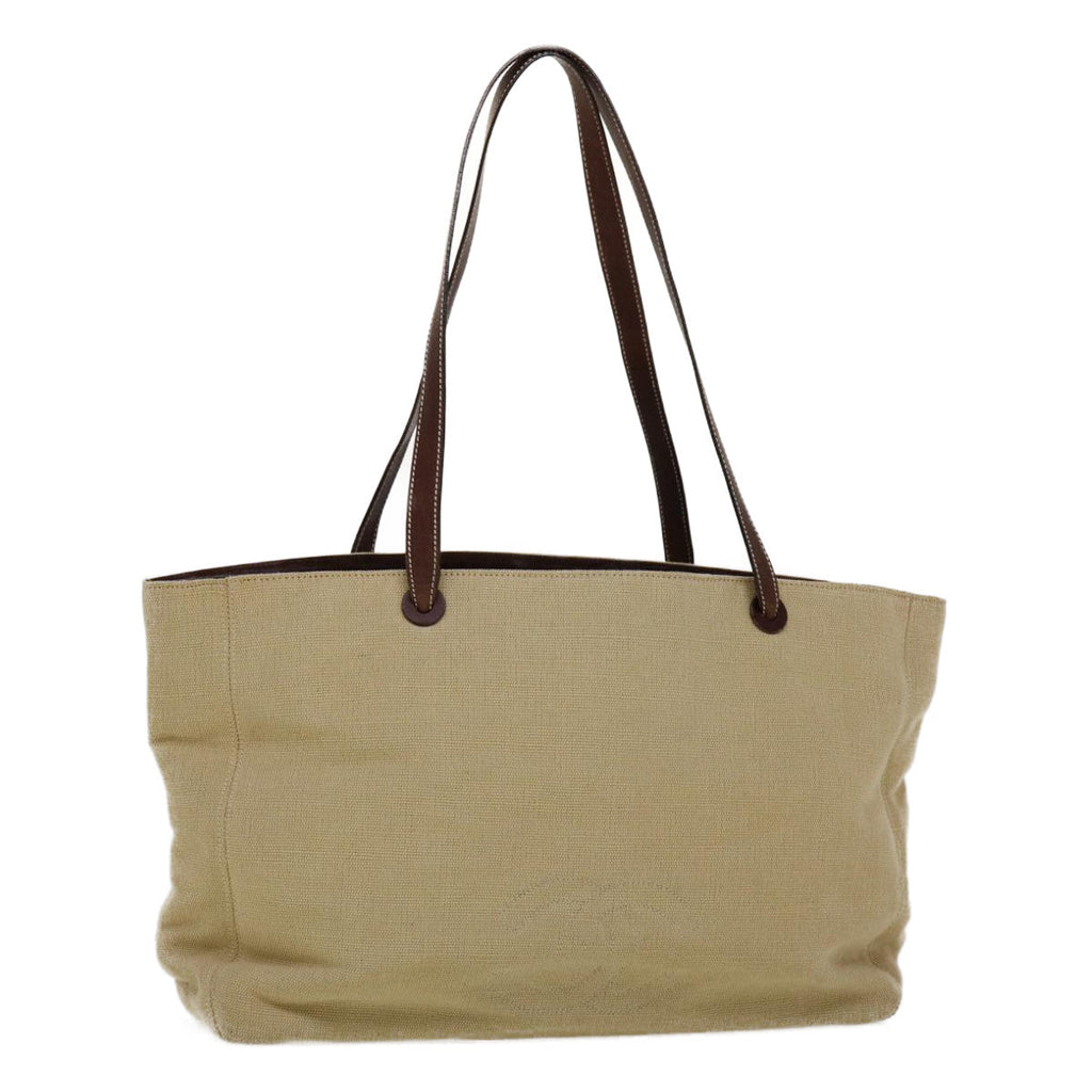 CHANEL COCO Mark Tote Bag Canvas Beige CC  am2628g