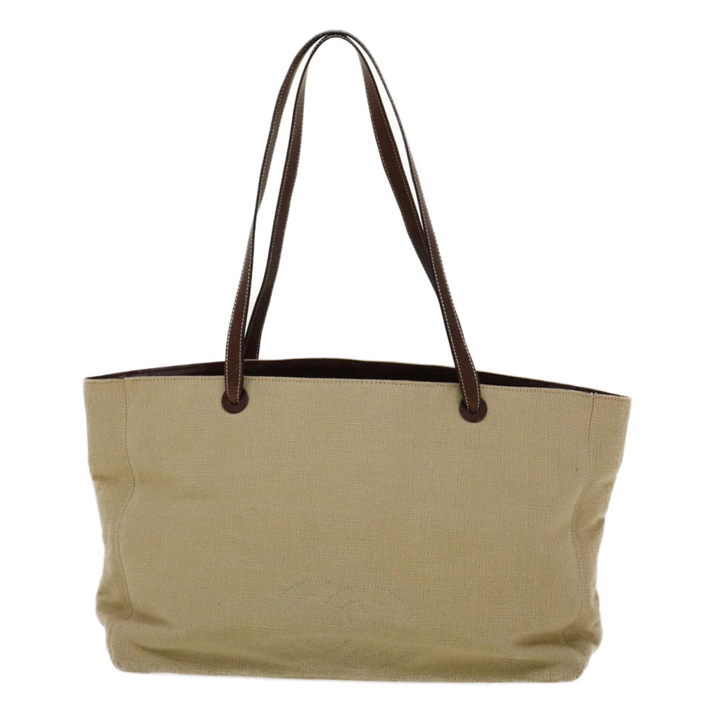 CHANEL COCO Mark Tote Bag Canvas Beige CC  am2628g