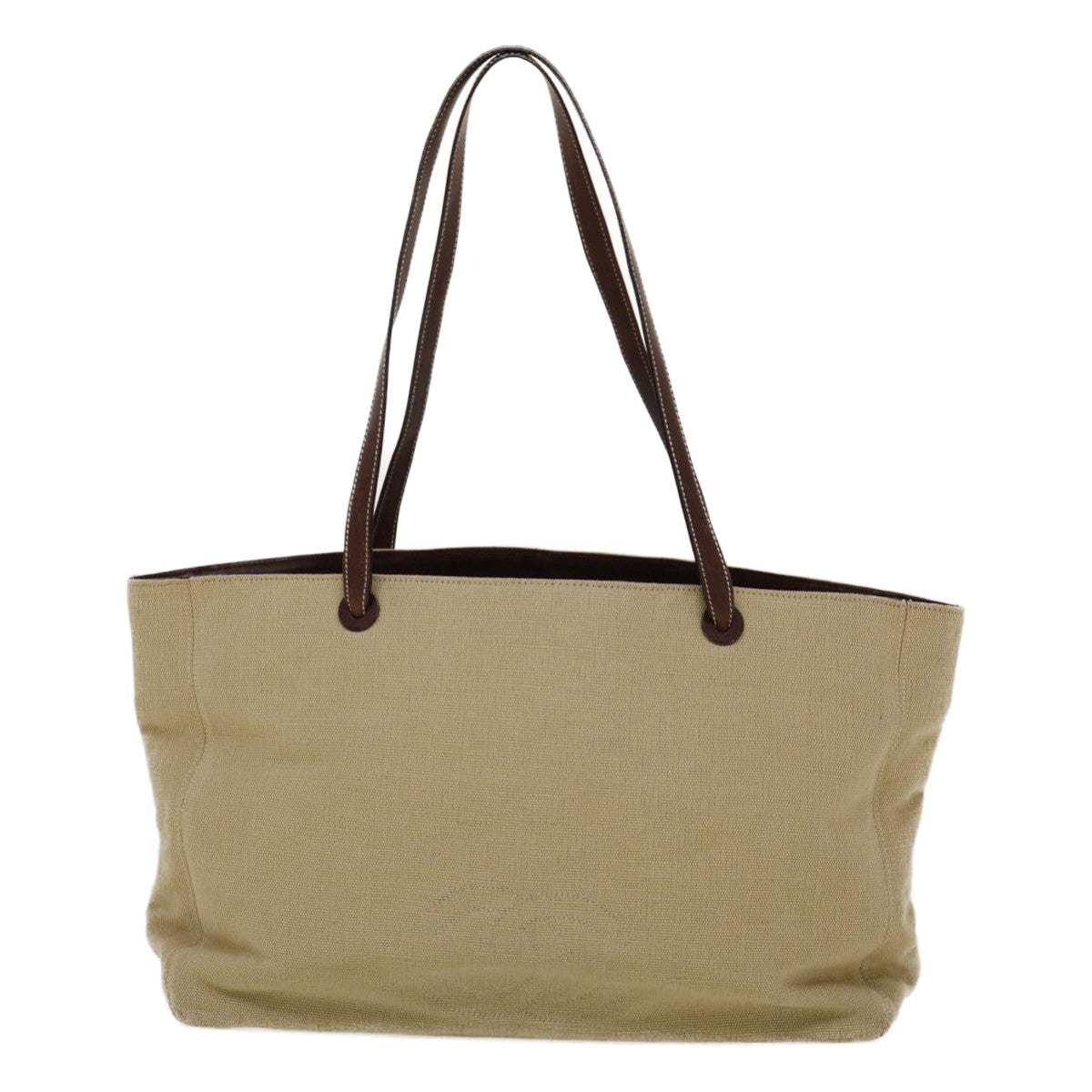 CHANEL COCO Mark Tote Bag Canvas Beige CC  am2628g