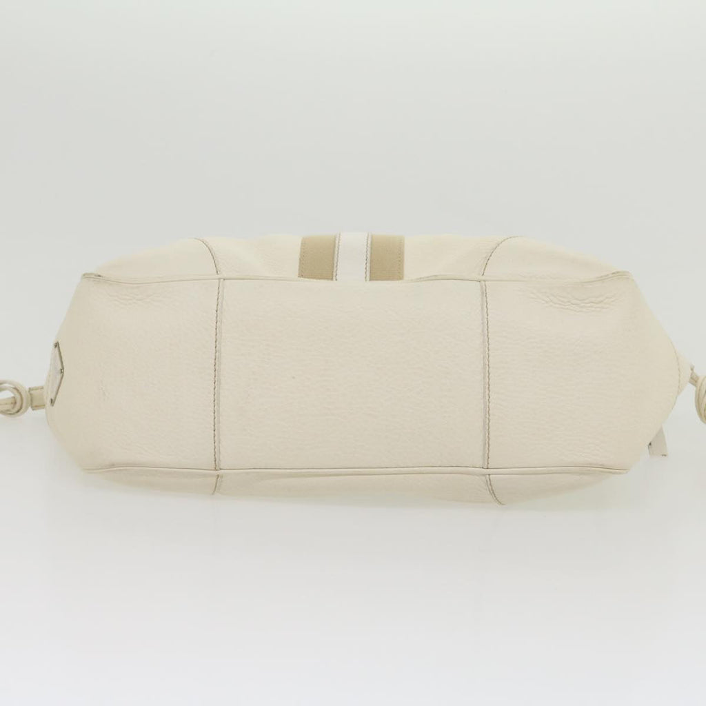 PRADA Tote Bag Leather White  am2648g