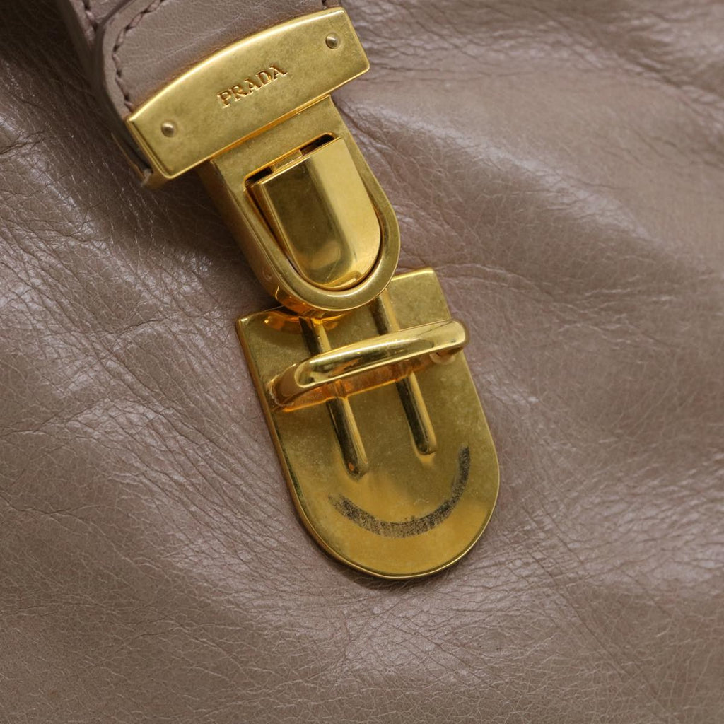 PRADA Shoulder Bag Leather Pink  am2771g