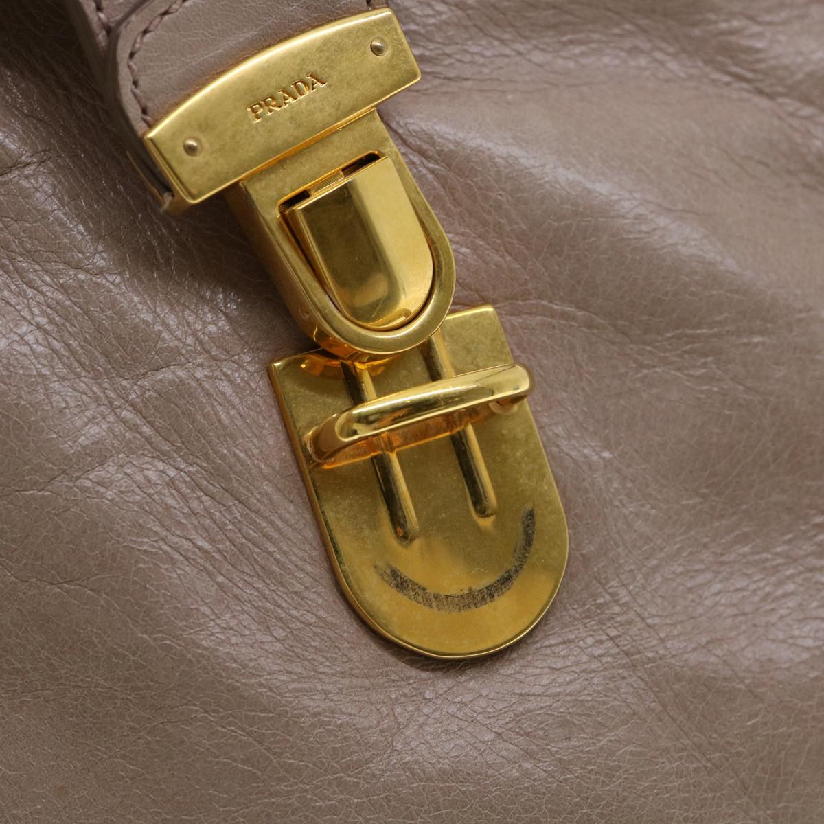PRADA Shoulder Bag Leather Pink  am2771g