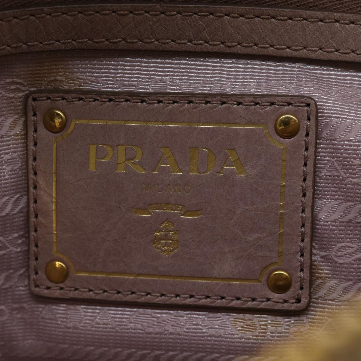 PRADA Shoulder Bag Leather Pink  am2771g