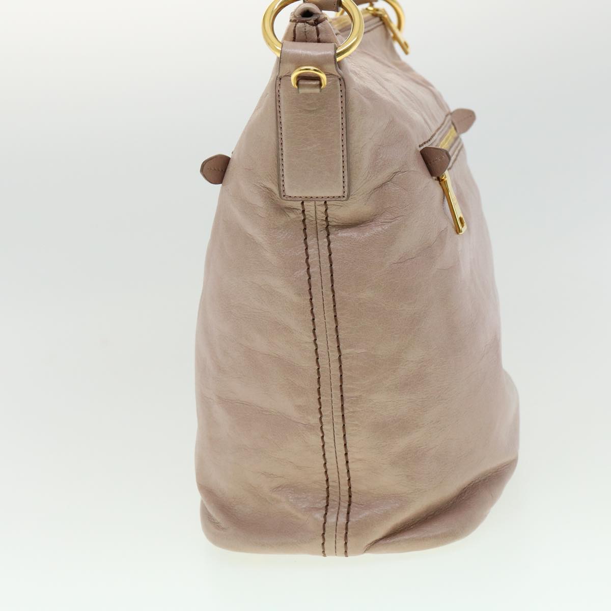 PRADA Shoulder Bag Leather Pink  am2771g