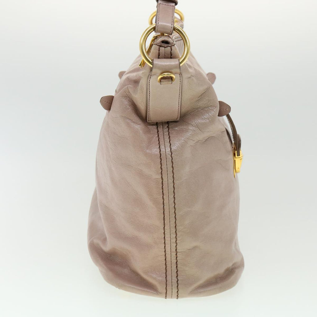 PRADA Shoulder Bag Leather Pink  am2771g