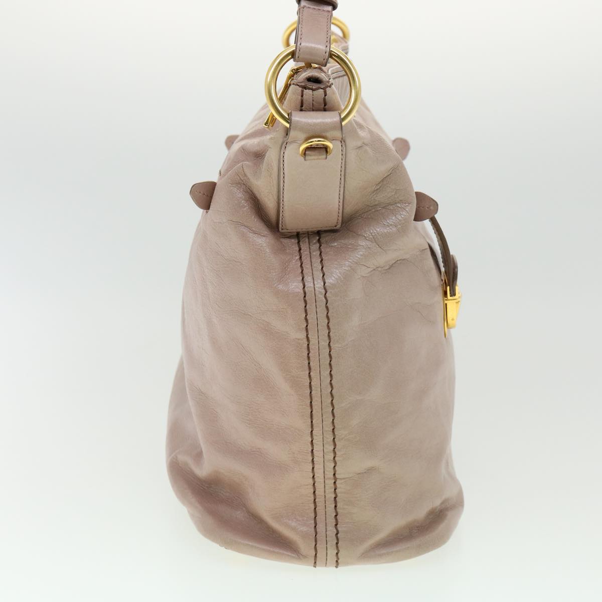 PRADA Shoulder Bag Leather Pink  am2771g