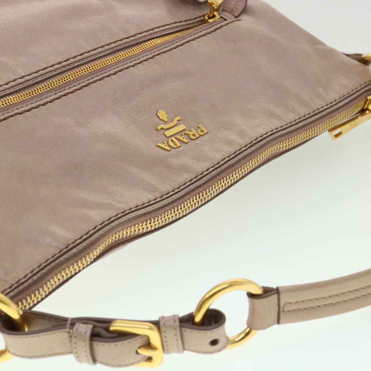 PRADA Shoulder Bag Leather Pink  am2771g