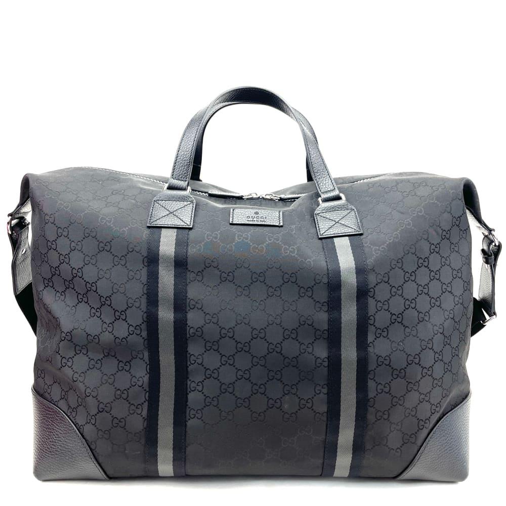 GUCCI Canvas Duffle Travel Bag - OUTLET ITEM FINAL SALE
