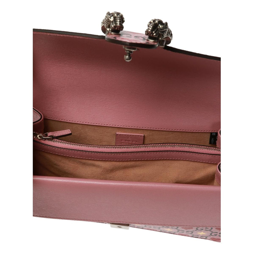 Gucci Dionysus Valentine Pink Hearts Calfskin Shoulder Bag 400249