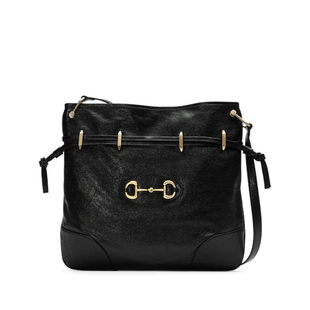 Horsebit Messenger Leather Bag