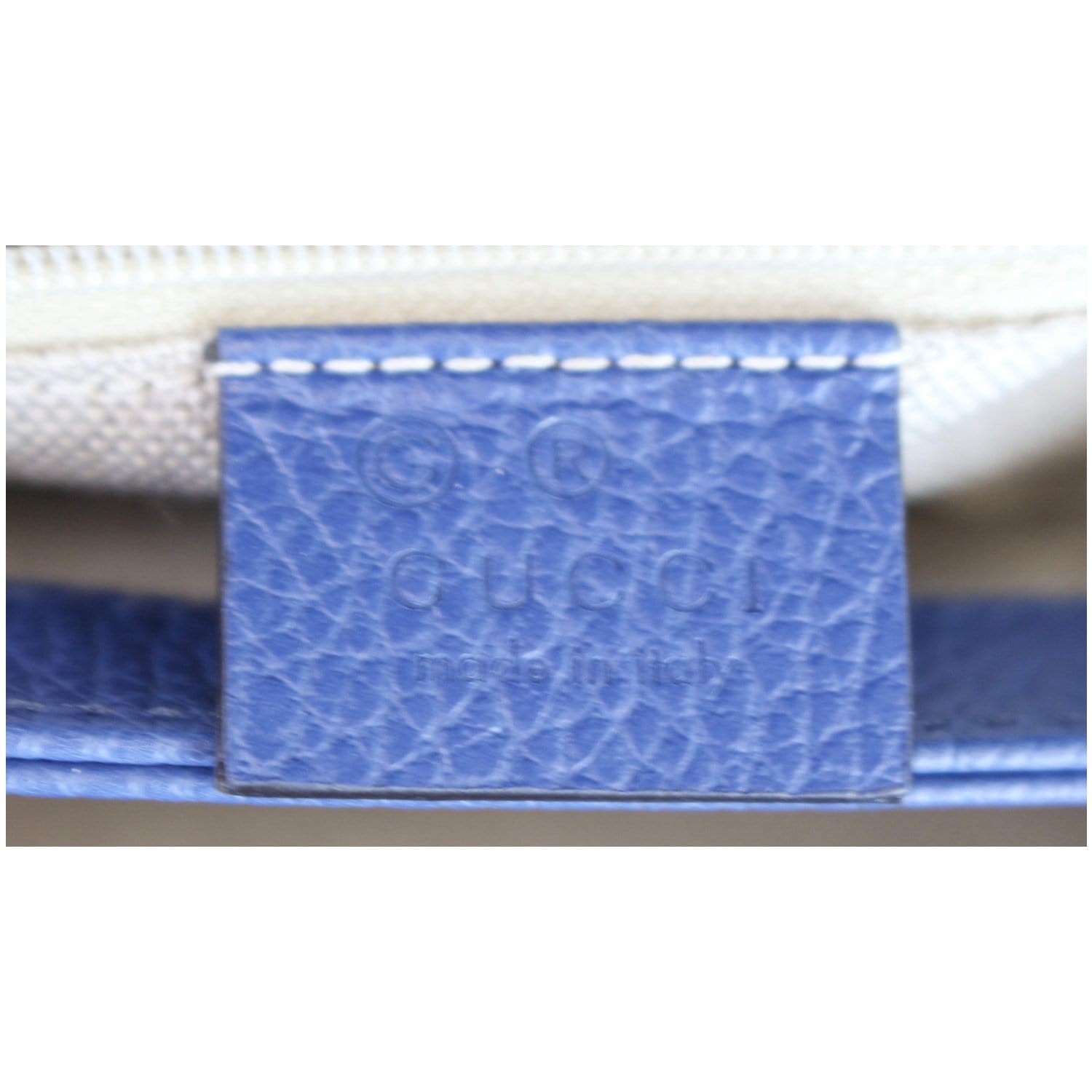 Gucci Interlocking G Caspian Blue Leather Chain Shoulder Bag 510302