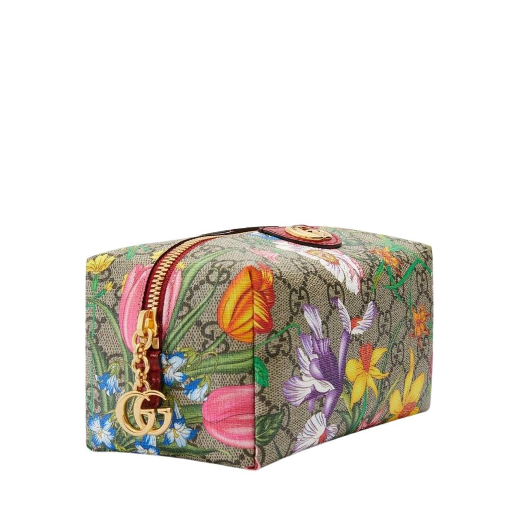 Medium Floral Ophelia Gg Supreme Cosmetic Pouch Bag