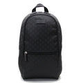 Gucci Nylon GG Guccissima Black Slim Backpack Travel Bag 449181