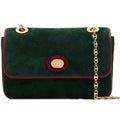 Small Marina Suede Shoulder Bag