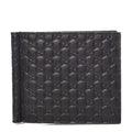 Gucci Unisex Microguccissima GG Black Money Clip Wallet 544478