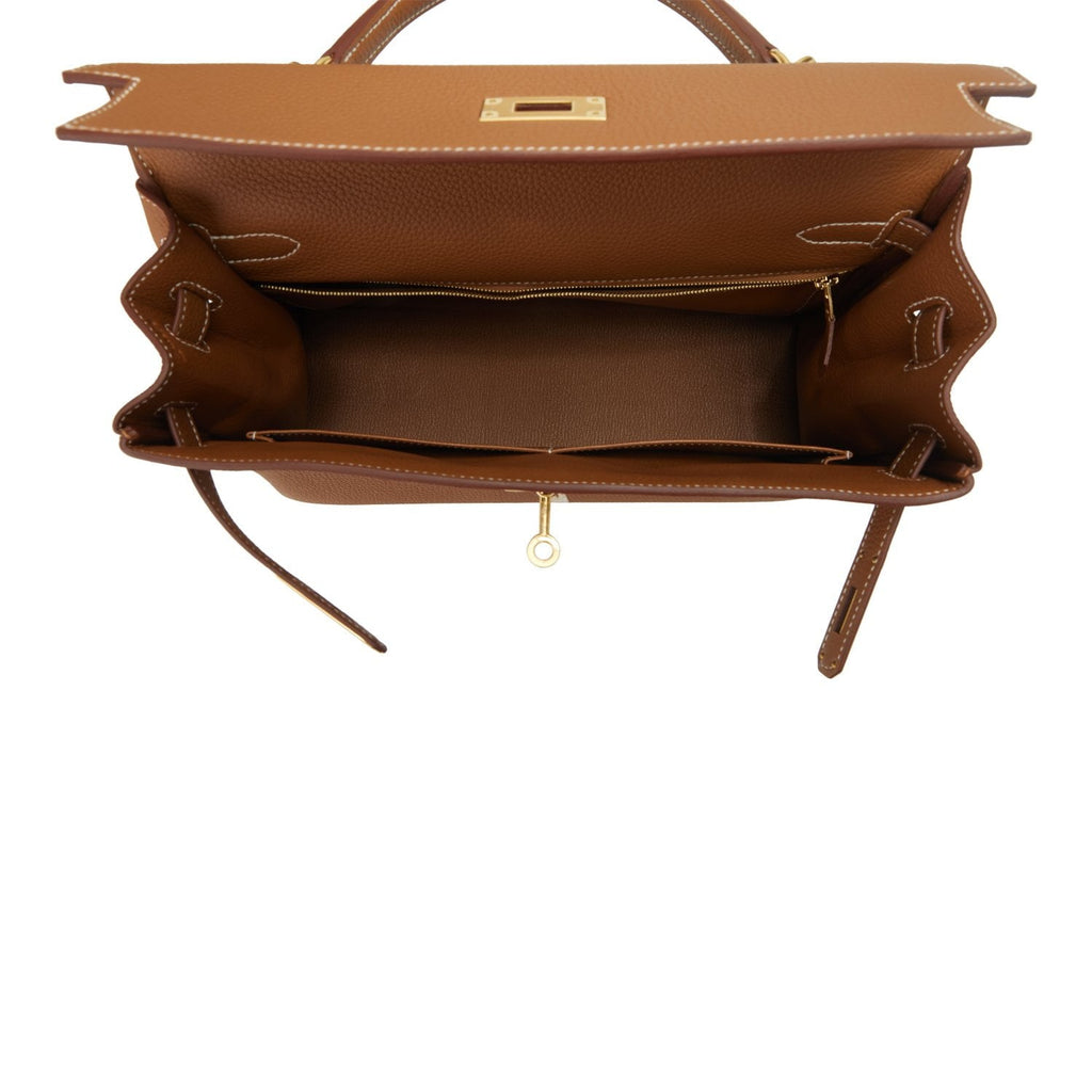 Hermes Kelly Retourne 32 Gold Togo Gold Hardware